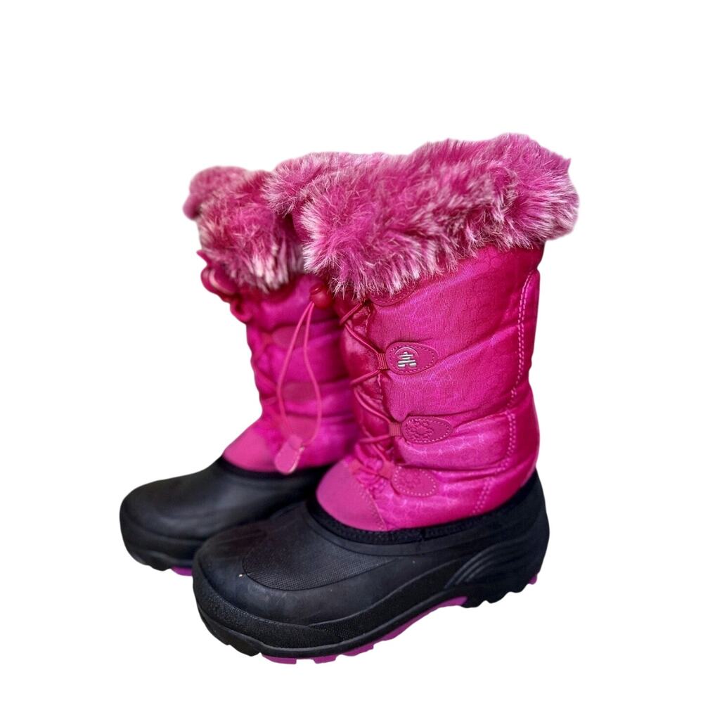Kamik Snowgypsy  Fuschia Insulated Waterproof Winter Boots Outdoors Cozy Sz 2